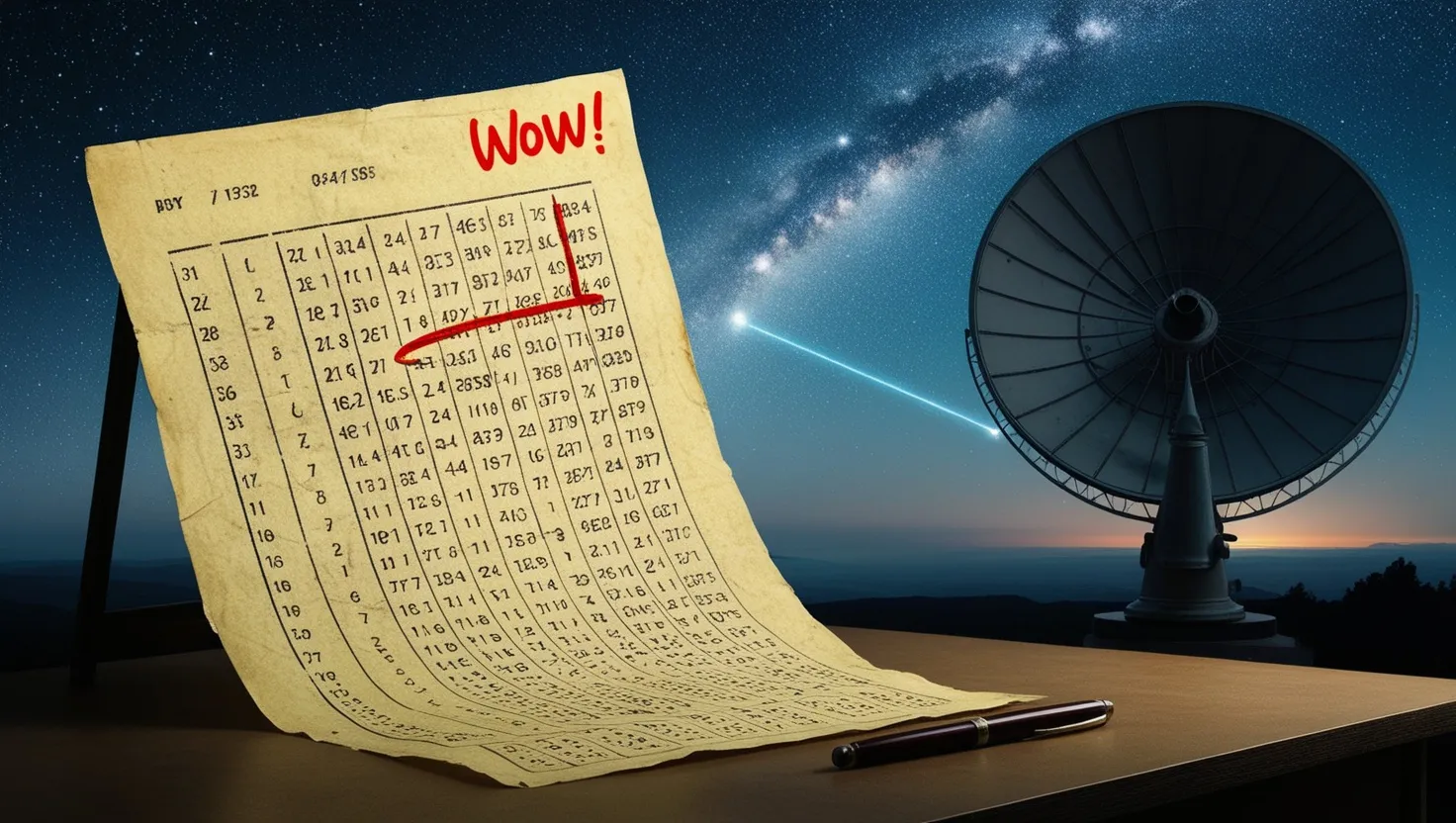**The Wow! Signal: The 72-Second Transmission From Space That Was Never Explained**